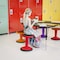 Flash Furniture Red Kids Adjustable Active Learning Stool AY-9001S-RD-GG - alternate 9